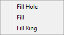 Fill Hole Button