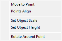 Align Scale Menu