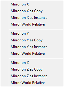 Mirror XYZ Button